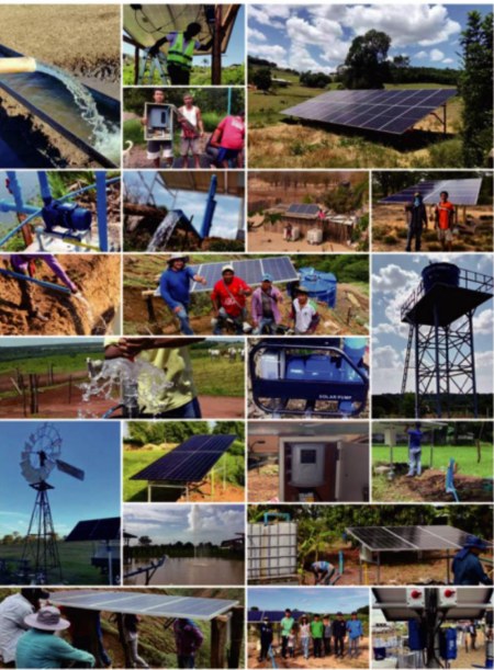 solar water pump system installation projects