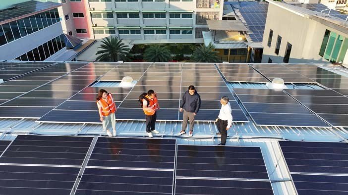 1 MW commercial solar farm in Thailand - EverRay Solar project